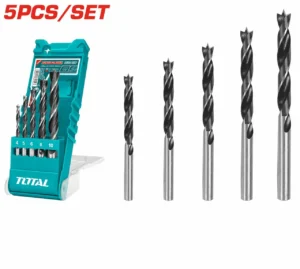 TACSD7056 طقم بنط خشابي TACSD7056 5 Pcs Wood Drill Bits Set