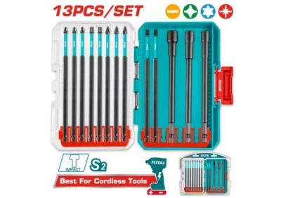 طقم لقم 13قطعه Pcs impact screwdriver bits set – TACSDL01306