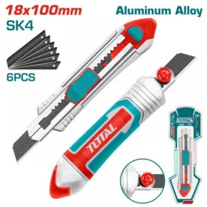 TG5121806 كتر بكره الومنيوم TOTAL SNAP-OFF BLADE KNIFE 185mm TG5121806