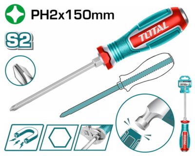 مفك صليبه دق توتالTGTPH2150