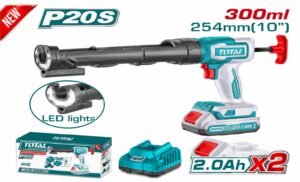 مسدس سليكون بطاريه مع 2 بطاريه TCGLI20021 silicone gun total