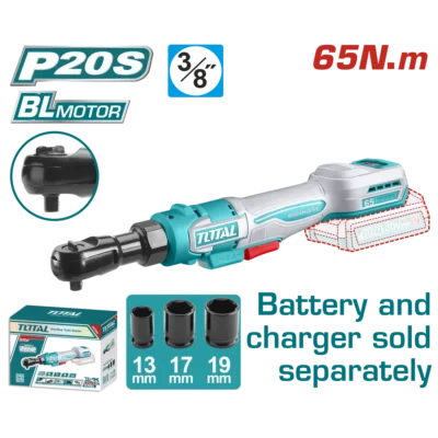 TDRLI206521-1100x1100w.png يد سيستيم بطارية 3/8 بوصة بدون بطارية و شاحن - توتال-TDRLI206521