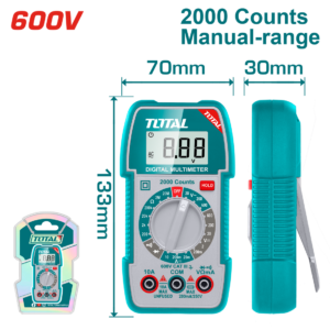 TMT5360011_1100x أفوميتر / مالتي ميتر رقمي توتال - TOTAL Digital Multimeter الكود: TMT5360011