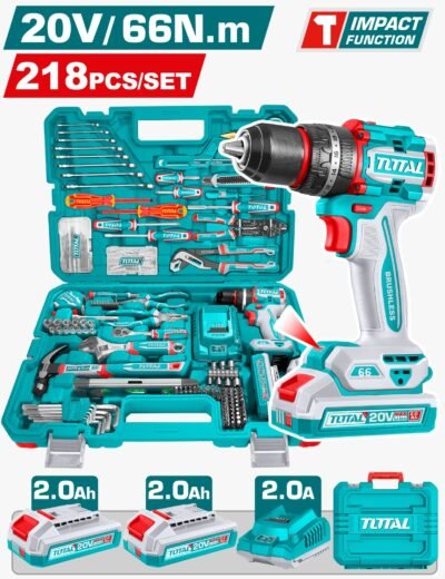 شنطة عده 218 قطعه THKTHP42187 218 Pcs Tool Set